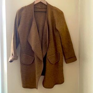 Vintage mustard blazer cardigan S/M